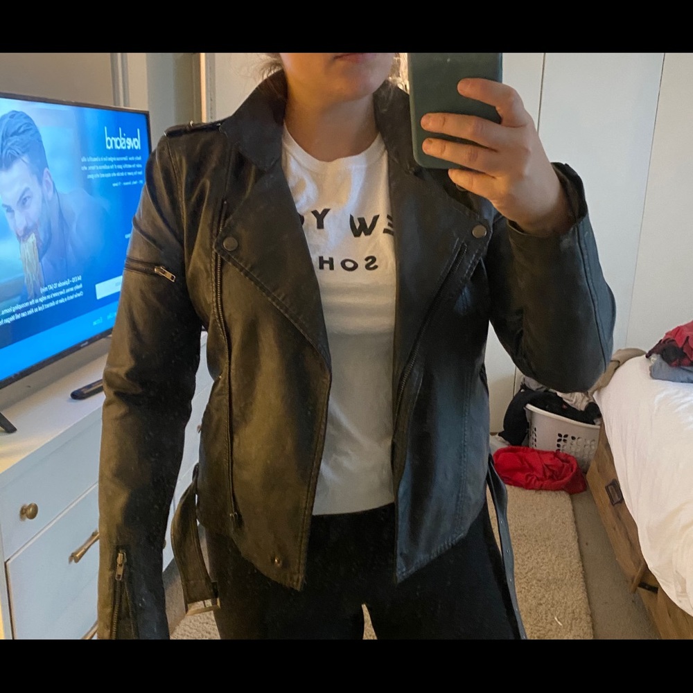 Leather jacket